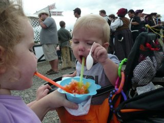 But not too cold to teat more.