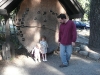 Kids with a tree.