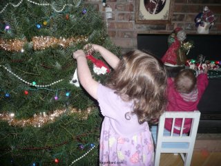 Decorating.