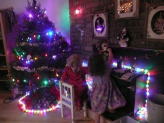 Decorating.