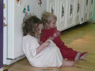 Hangin\' with my sister.