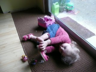 Putting on shoes can be tricky.