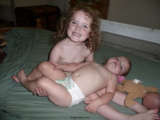CareBear holds the \"baby\".