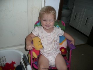 Three in a chair.