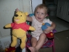 Then she shows us Pooh Bear.