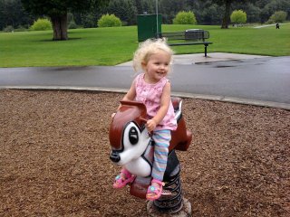 LiliBee is on a chipmunk.
