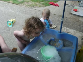 Fun with dry ice.