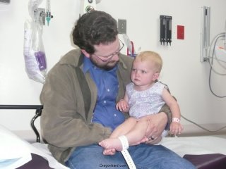 Poor LiliBee at the ER.