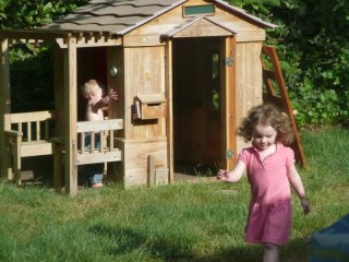 Nice day for a play house.
