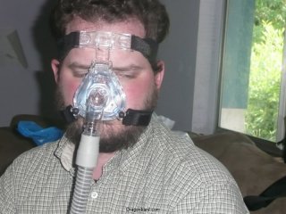 Chris with CPAP.