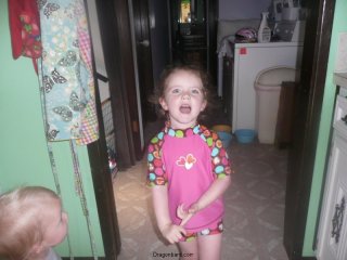 Off to swim class.