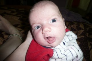 Funny face.