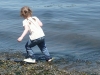 CareBear wading.