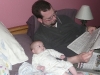 Sunday morning with Papa.