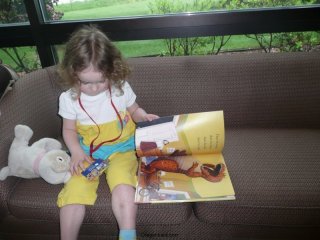 CareBear\'s first library card.