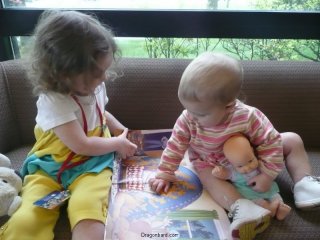 Library girls.