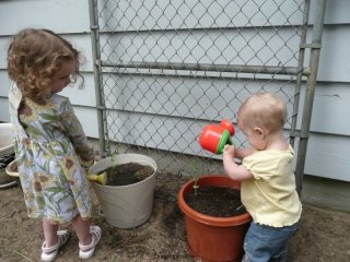 Time to water the garden.