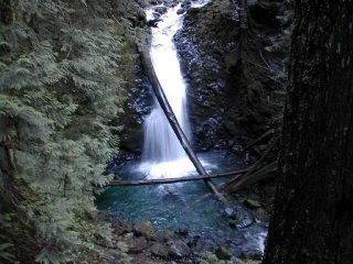 Murhut Falls from the overlook