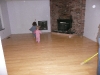 Living room floor.