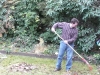 Chris in the yard.