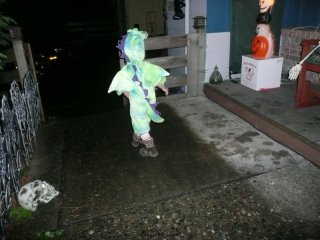 CareBear heads out into the night...