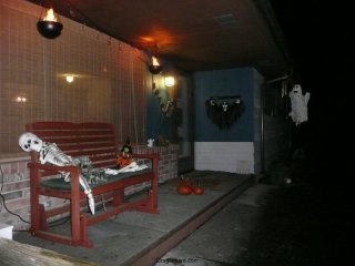 Porch decorations.