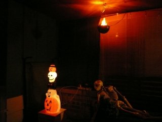 Porch decorations.