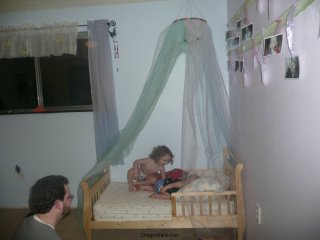 New toddler bed and tent!