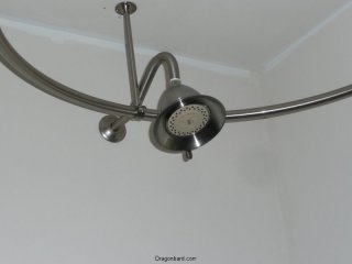 New shower.
