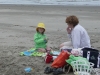 Cousin H and Auntie T pause for a snack.