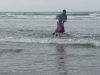 Don\'t put me down in the water, Papa!