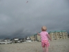 LiliBee\'s turn to fly the kite.