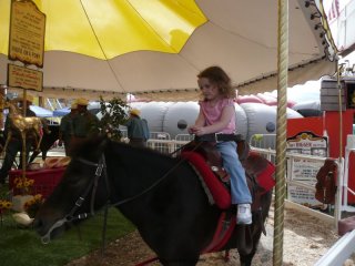 Ride a little pony.